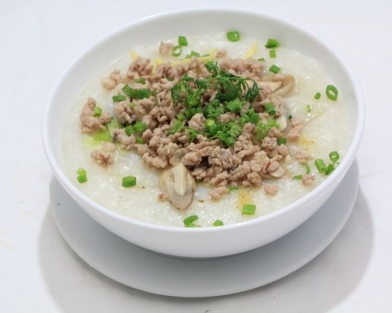 Cháo Tổ Yến Sào Thịt Băm