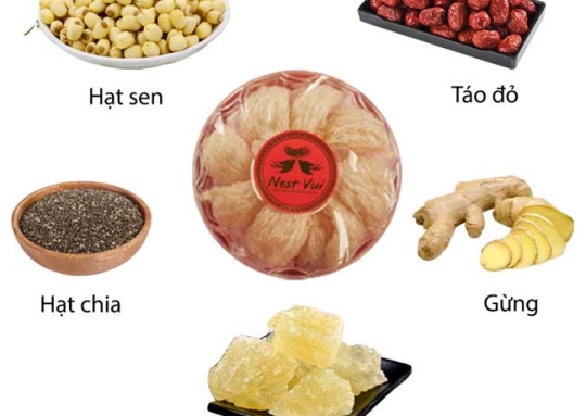 Cách Chưng Yến Đường Phèn (Hạt Sen, Táo Đỏ, Hạt Chia…)