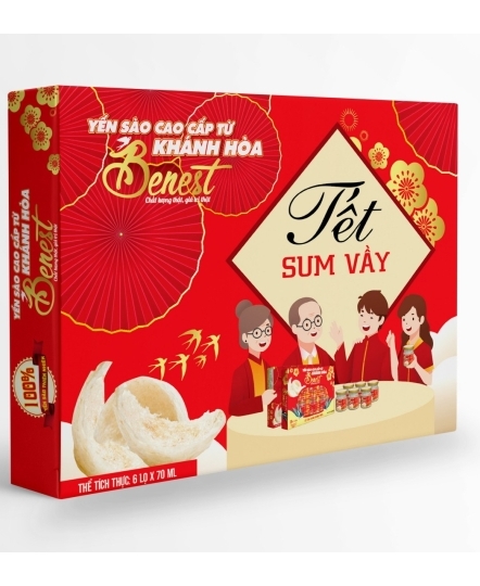 Hộp quà tết yến sào Benest Khánh Hòa