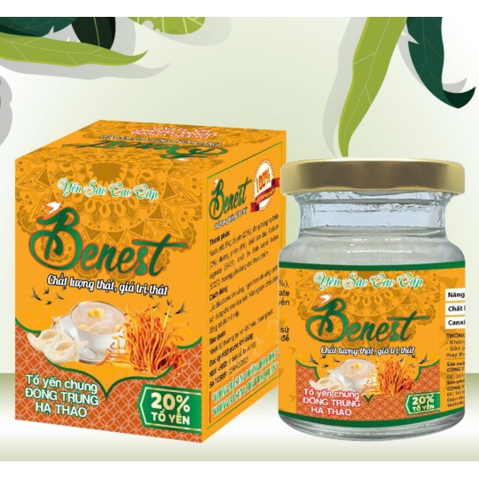 Tổ Yến Benest chưng Đông Trùng Hạ Thảo hũ lẻ